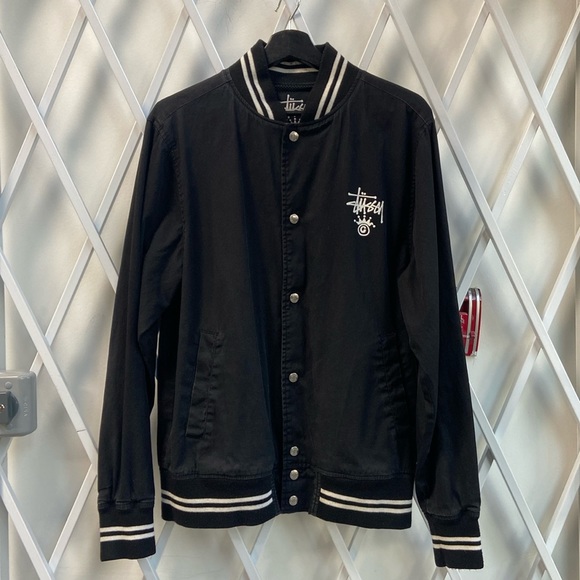 Stussy Crown Varsity Jacket - M - Picture 1 of 6
